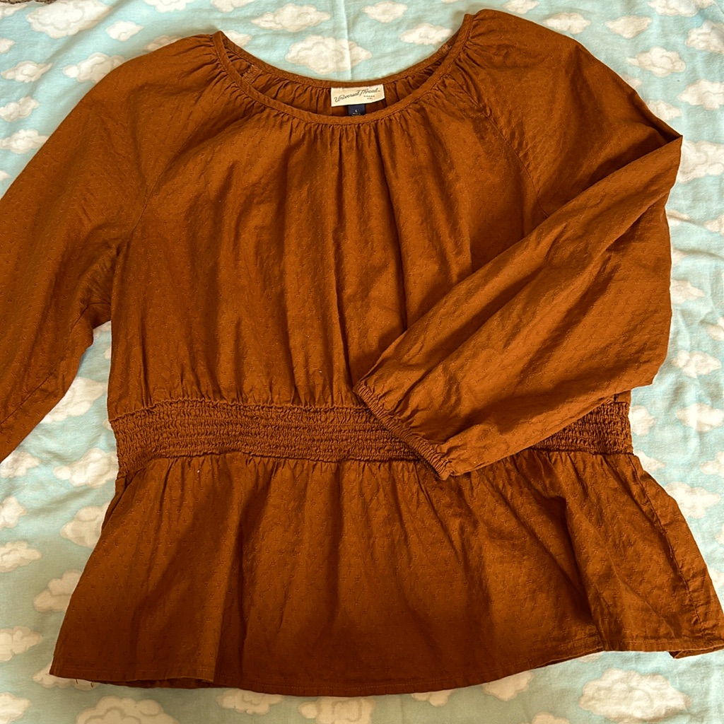 Rust Colored Blouse